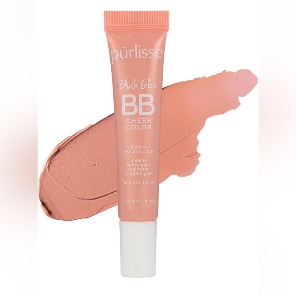 💎 Purlisse BLUSH GLOW BB CHEEK COLOR in Shade Cool Mauve Full-Size